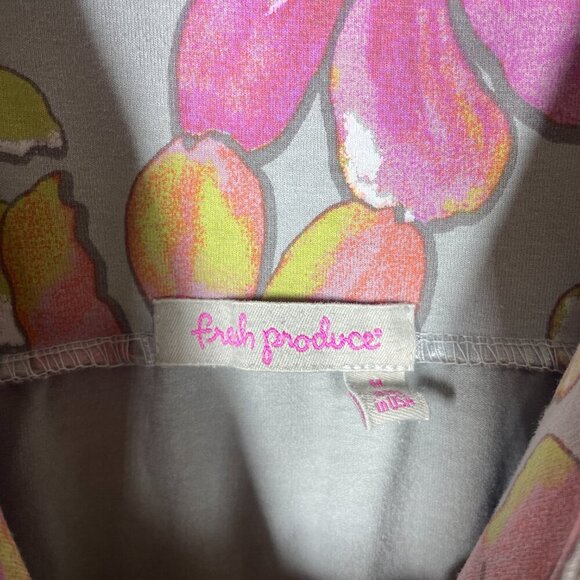 Fresh Produce Women's Gray Pink Floral Tank Fit & Flare Dress Athletic Medium! - Picture 4 of 6